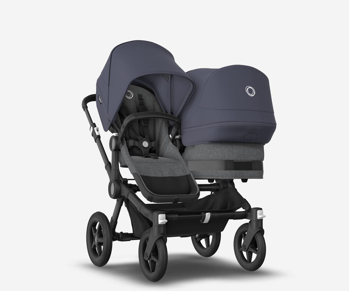 Bugaboo Donkey 5 Duo Complete Stroller - Premium Twin Baby Stroller with Reversible Seats | Perfect for City Walks, Travel & Everyday Use with Toddlers