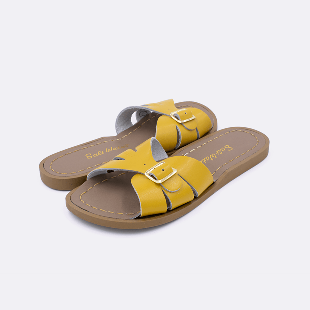 Salt Water Classic Slide Sandals for Little Kids - Comfortable Beach & Pool Shoes for Boys and Girls