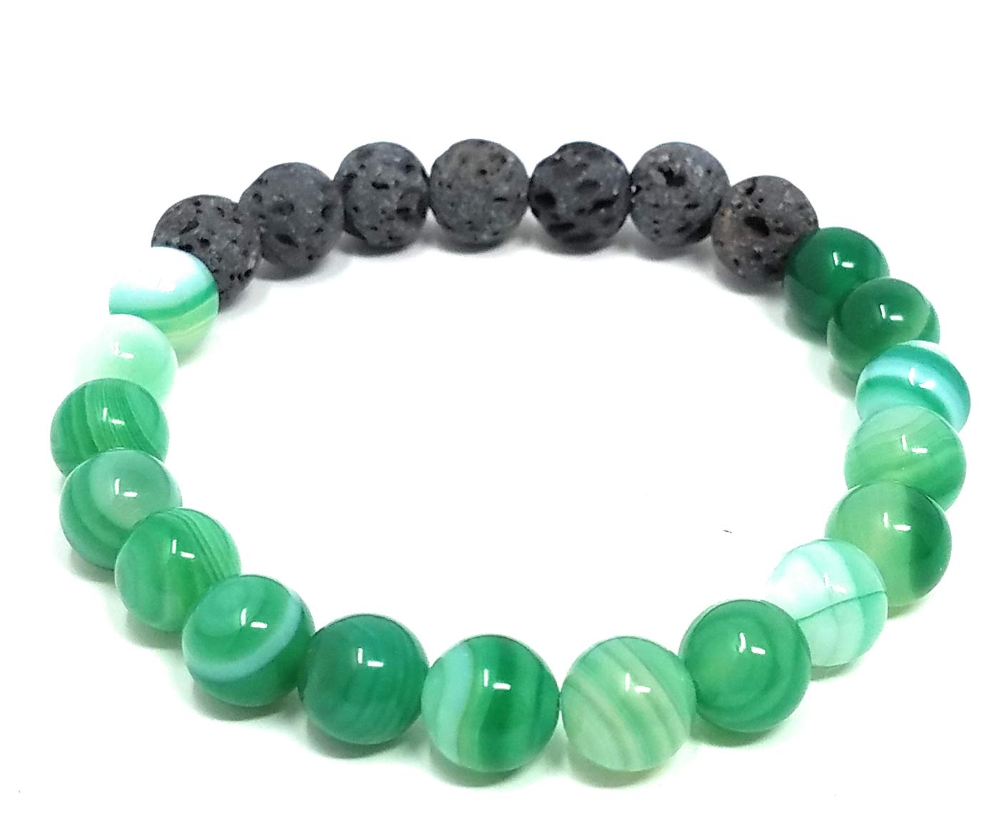 Authentic Lava Stone Bracelets for Women - Essential Oil Diffuser & Aromatherapy Jewelry for Stress Relief, Anxiety, Chakra Healing - Meditation & Yoga Accessories - Perfect for Spa, Wellness Retreats and Mindful Living