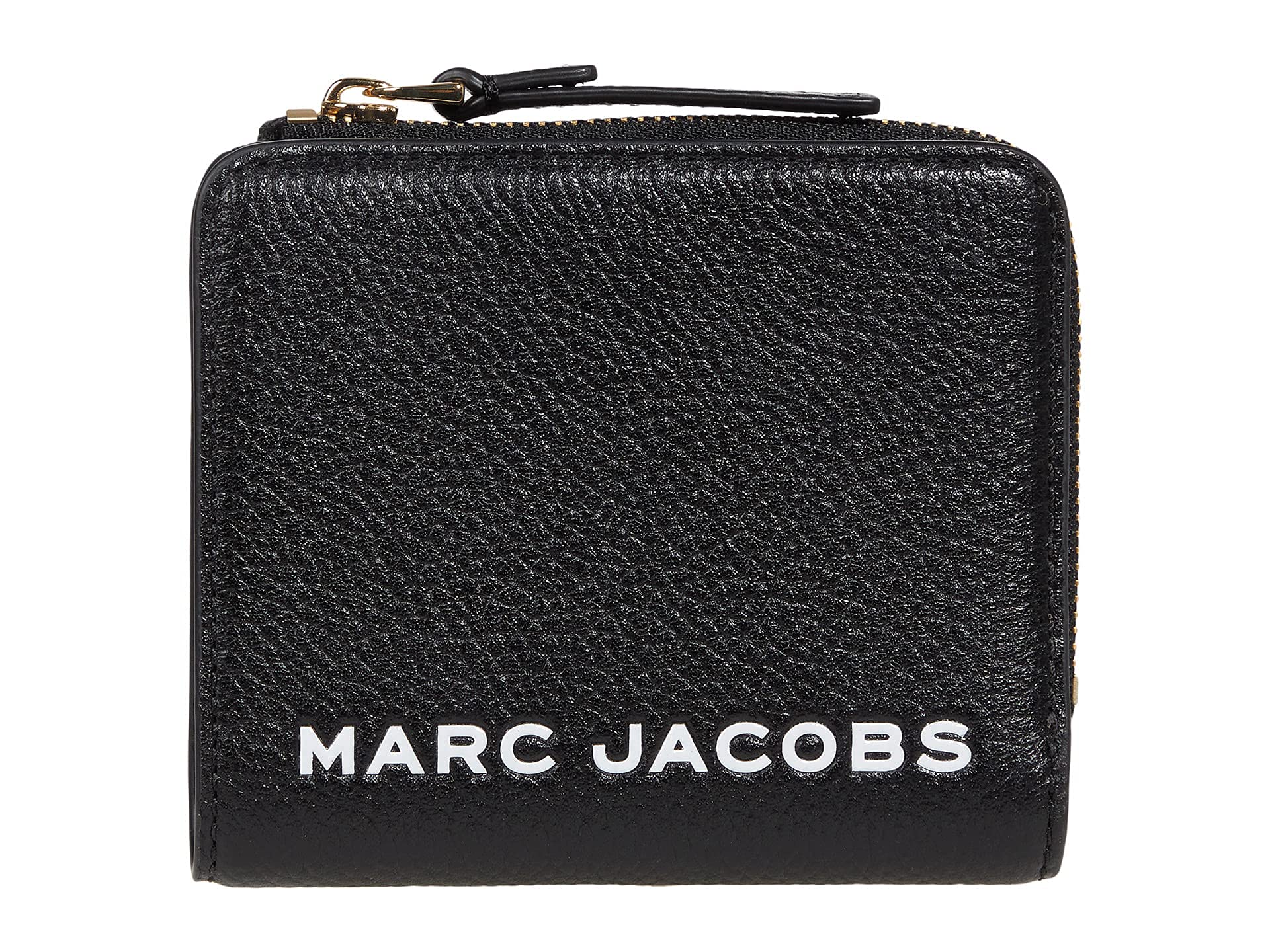 Marc Jacobs Mini Compact Zip Wallet - New Black One Size Crossbody Wallet for Women | Perfect for Everyday Use, Travel & Shopping