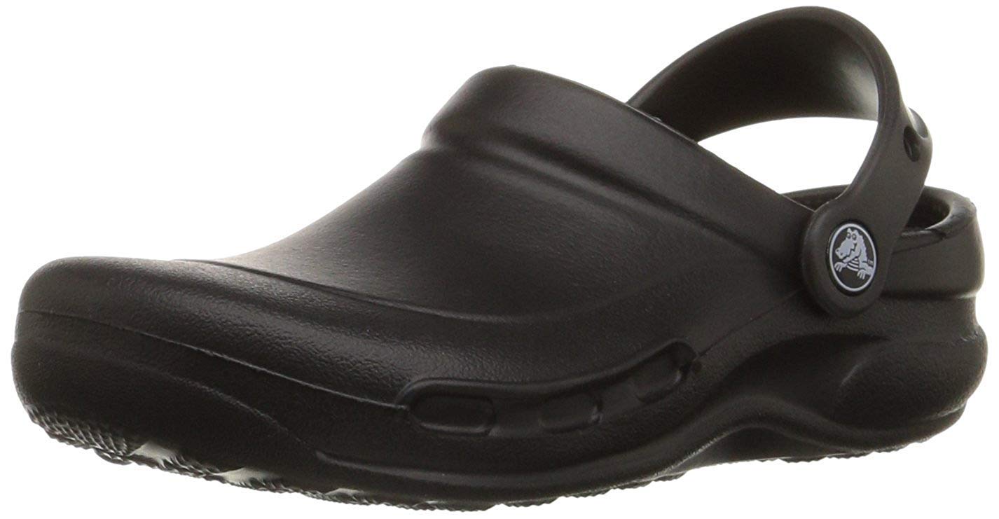 Crocs Unisex Specialist Slip-On Clog - Comfortable & Lightweight Work Shoes for Men & Women | Black | Sizes M9-W10 | Perfect for Nurses, Chefs & Healthcare Professionals