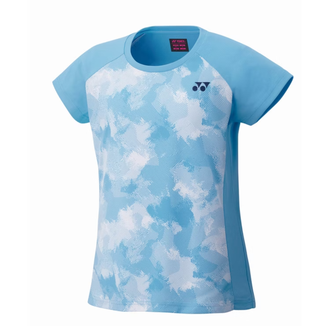 Yonex 16699 Women's Crew Neck Tennis Shirt - Breathable Quick-Dry Performance Top for Women's Tennis & Badminton Matches