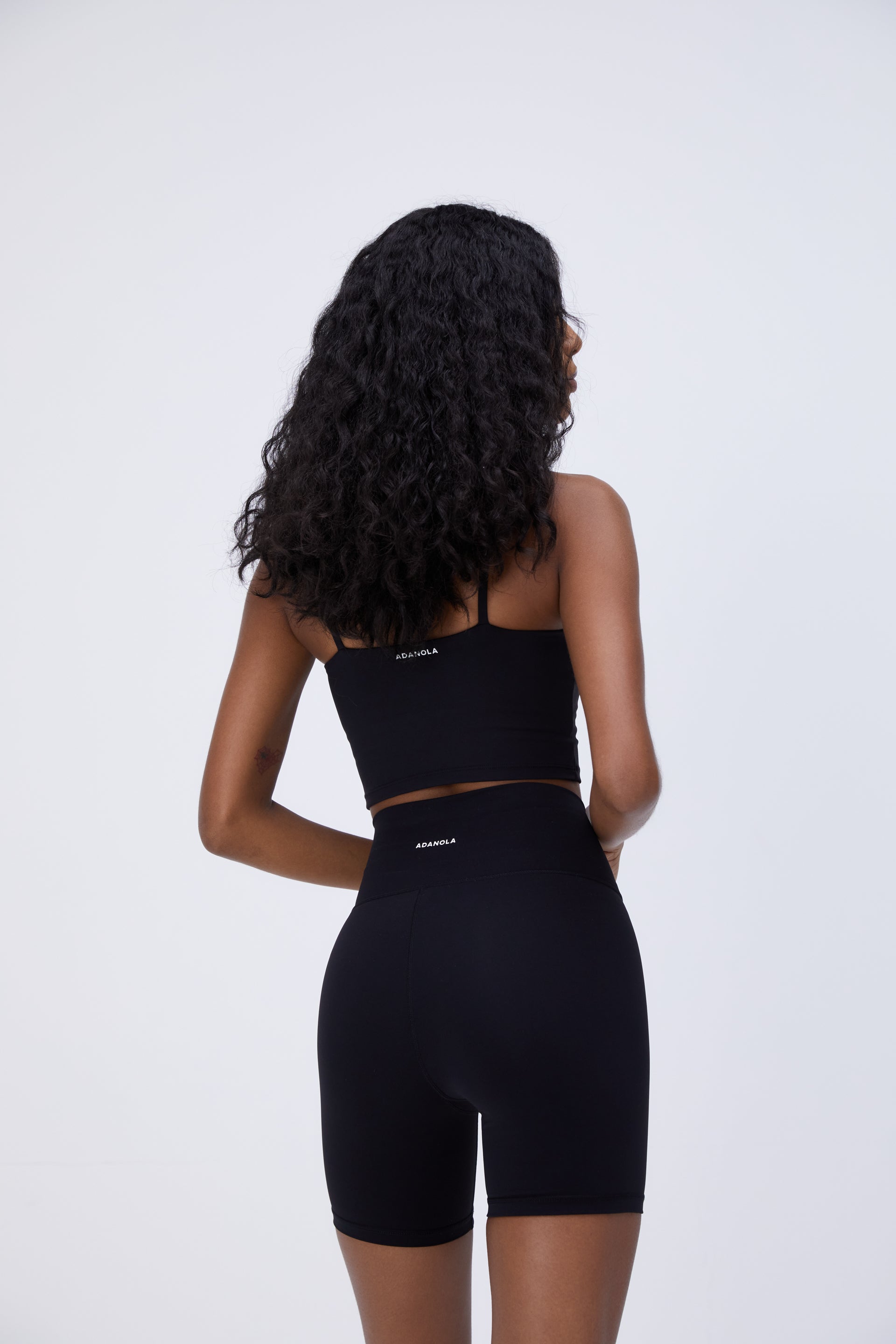 Ultimate Wrap Over Crop Shorts for Women - High Waisted Stretchy Workout Shorts - Black - Perfect for Yoga, Running & Gym