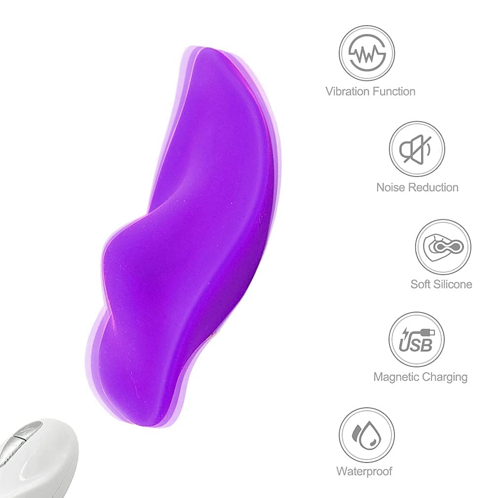 Wireless Remote Control Mini Egg Vibrator for Women - Rechargeable Panty Vibrator with App Control, Hands-Free Stimulation - Perfect for Couples Play, Long Distance & Solo Pleasure