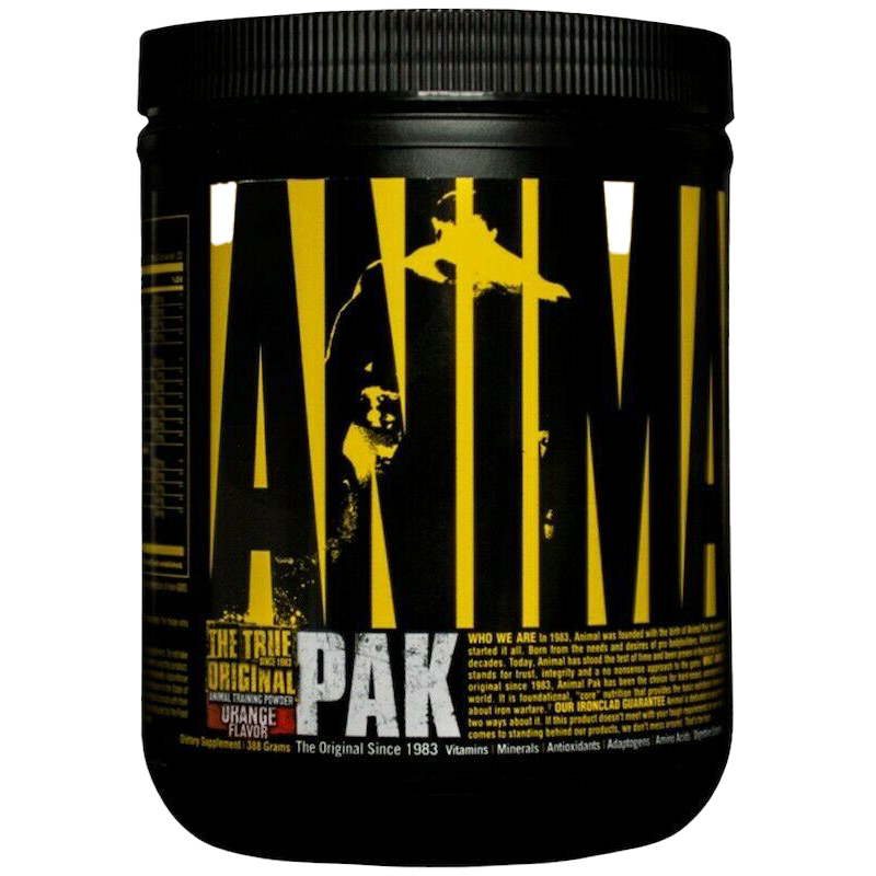 Animal Pak Multivitamin Supplement - 342g (12.06 oz) Orange Flavor for Athletes & Bodybuilders - Boost Energy, Recovery & Performance - Perfect for Pre-Workout & Post-Workout Nutrition