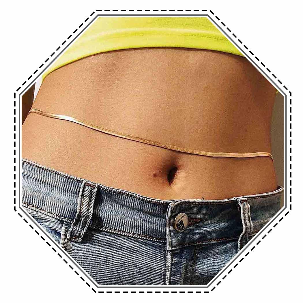 Vintage Gold Waist Chain - Sexy Belly Body Jewelry for Women & Girls | Summer Beach Bikini Accessory, Fashion Party Body Chain | Perfect for Vacations, Music Festivals & Date Nights