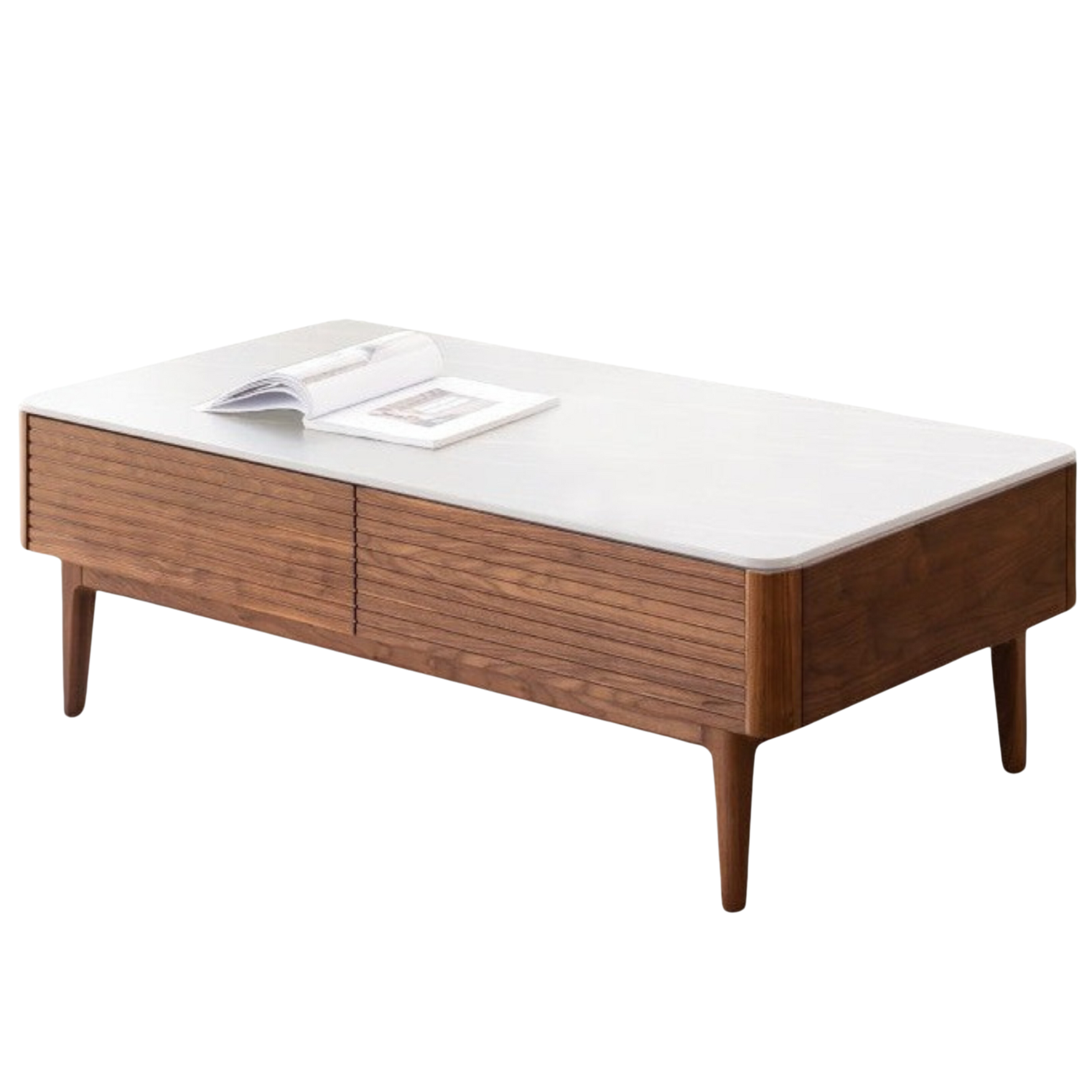 47.2x23.6x16.5 inch / 120x60x42сm / Rich Dark Walnut color / coffee table