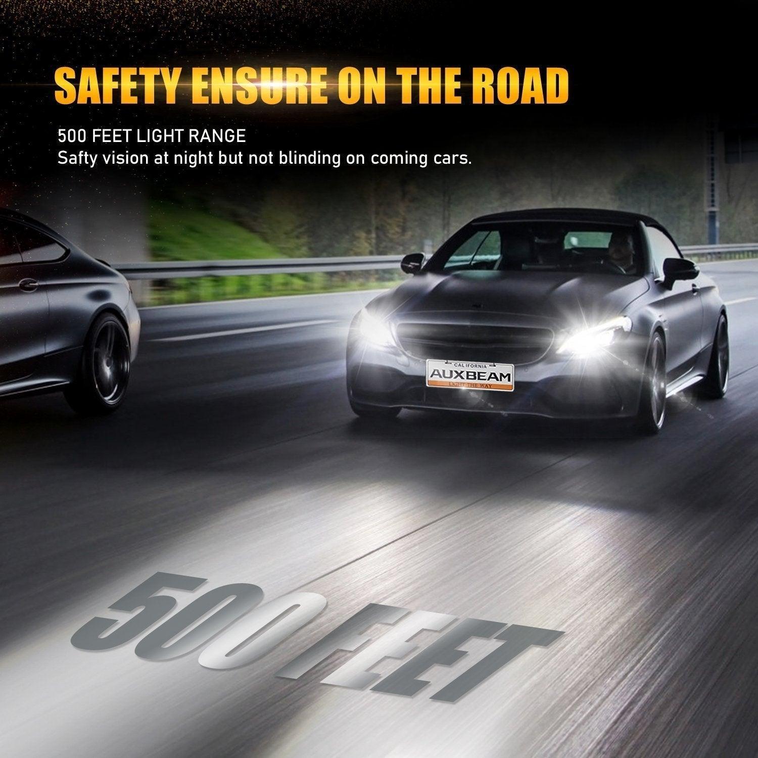 2008 Mercedes Benz R550 HID LED Headlight Bulbs - High & Low Beam Replacement Kit for Improved Night Driving & Safety
