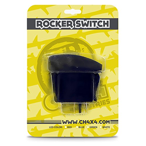 CH4x4 Rocker Switch Power Inverter with Amber LED - Horizontal Mount for Off-Road Vehicles & Marine Applications