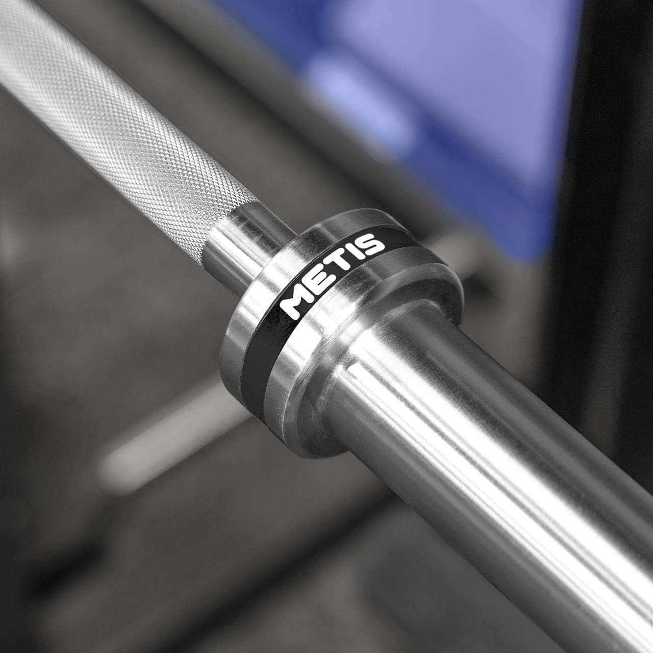 METIS 44lbs Olympic Barbell Bar - 7ft Weightlifting Bar with Optional Weight Plates | Professional Strength Training Equipment for Home Gym & CrossFit Workouts