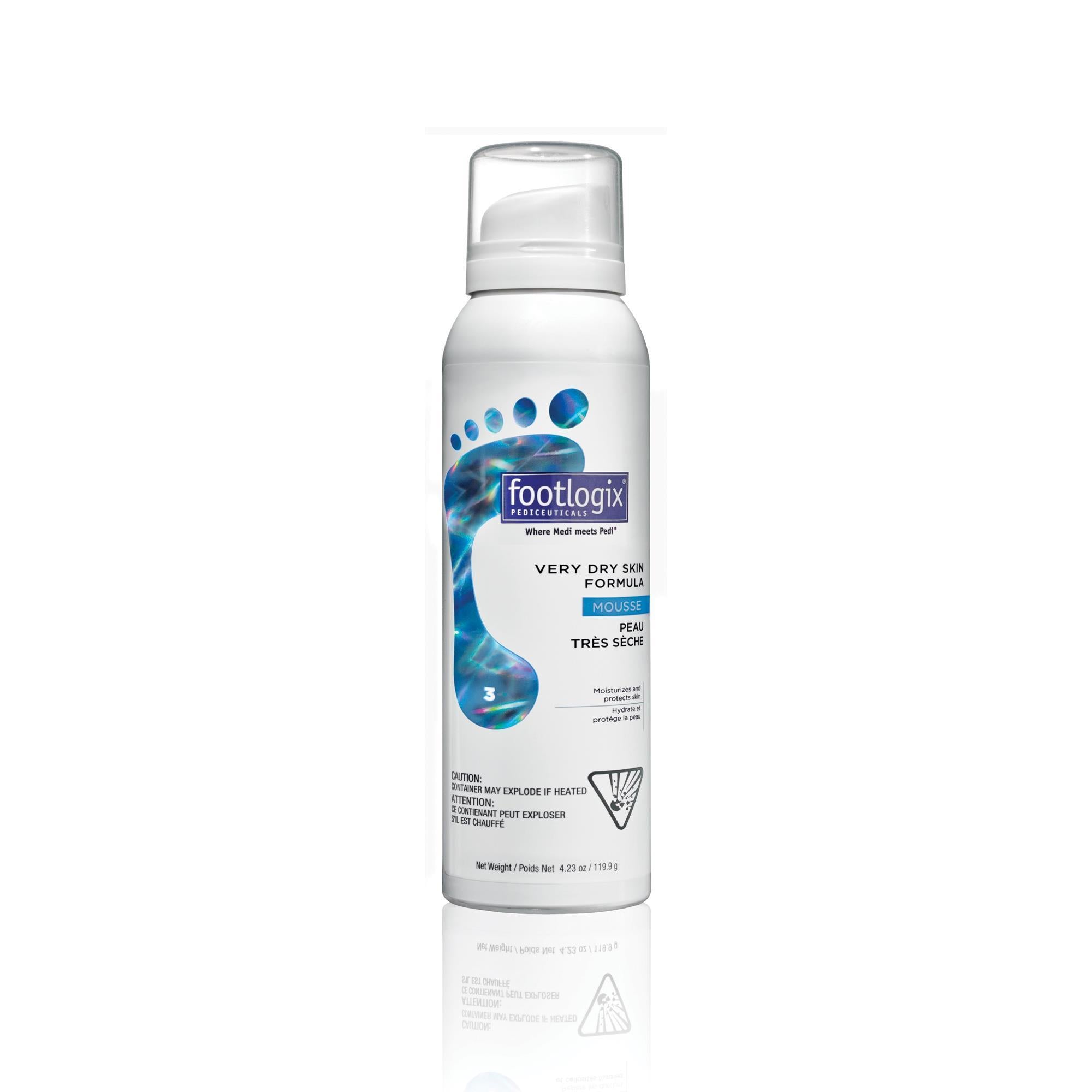 Footlogix Very Dry Skin Formula - Moisturizing Foot Cream for Cracked Heels & Rough Skin | Hydrating Foot Care for Dry Feet Relief at Home & Spa