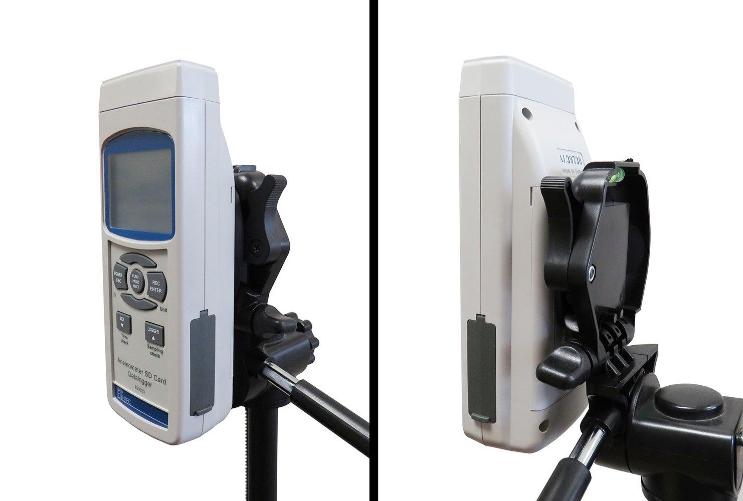 Digital Anemometer with SD Card Logger - Portable Wind Speed Meter for Weather Monitoring, HVAC Testing, and Outdoor Activities