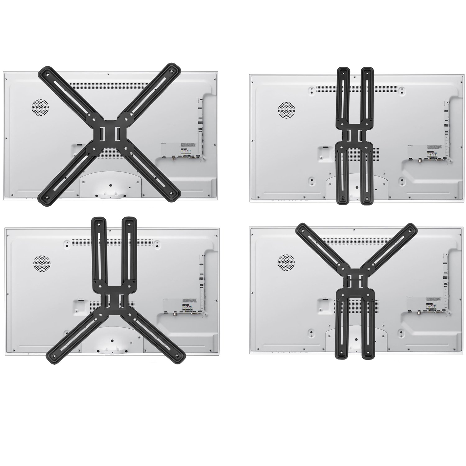 WALI Dual Monitor Arm Mount Bundle – Heavy Duty Adjustable Stand with VESA Bracket Adapter for Home Office, Gaming & Workstation Setup