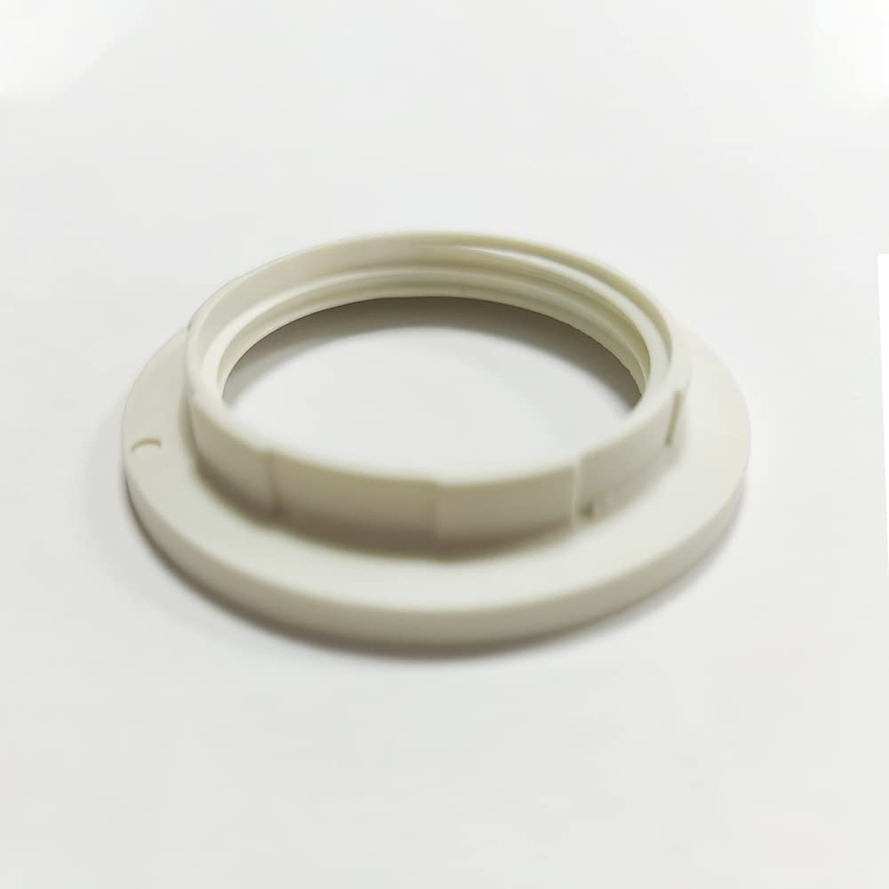 Durable Plastic Ring for Securing Linen Lampshades - Compatible with Floor Lamps & Table Lamps (E26 Socket) - Perfect for Home Decor, Living Room & Bedroom Lighting