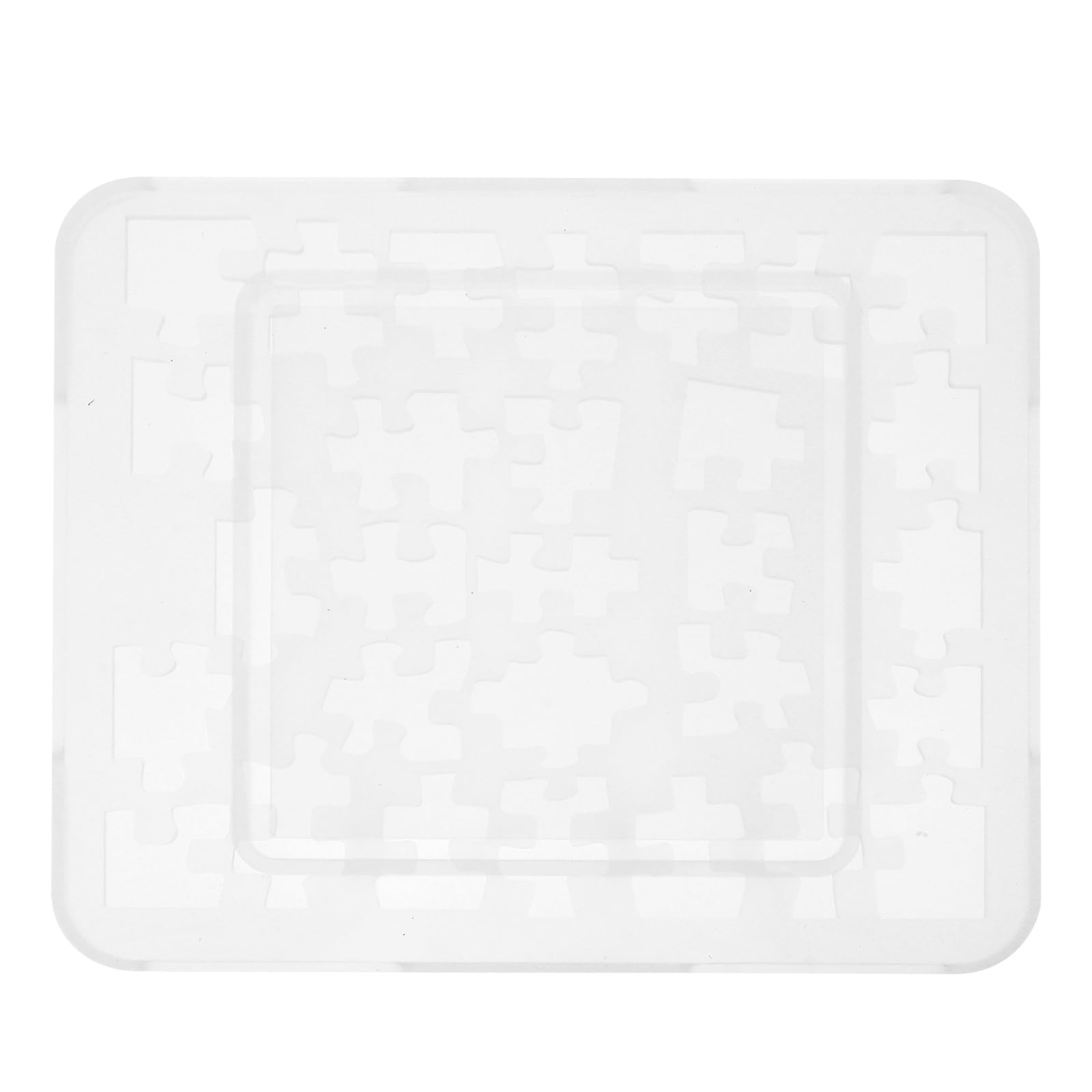 Healifty Puzzle Resin Silicone Molds for Chocolate & Epoxy DIY - Food Safe Silicone Chocolate Molds, Epoxy Resin Casting Molds for Puzzle-Shaped Crafts, Candles, Soap Making & Home Decor