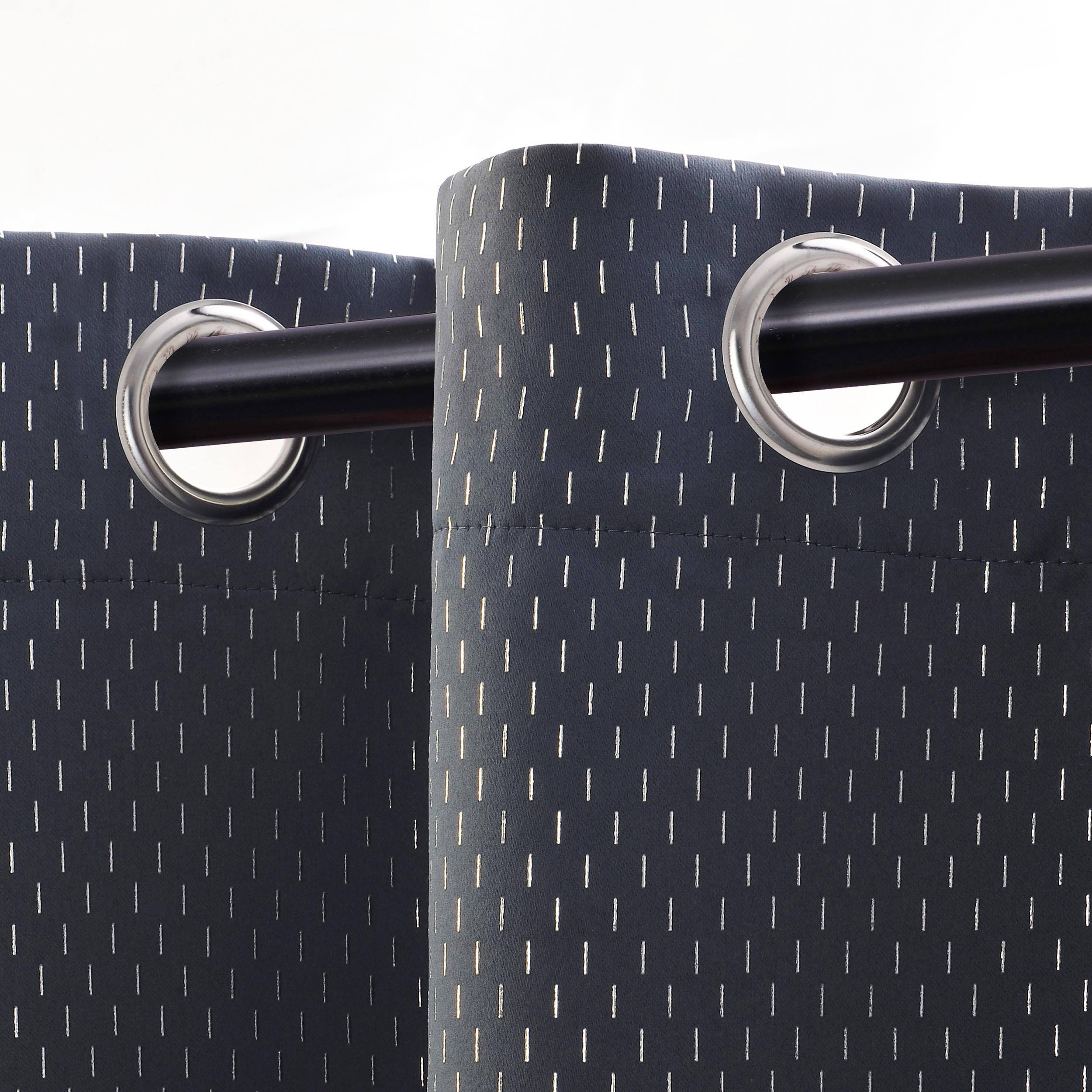 Blackout Curtain Panels with Grommets - Solid Shimmer Fabric for Bedroom & Living Room - Light Blocking & Noise Reducing Window Treatments for Home & Office