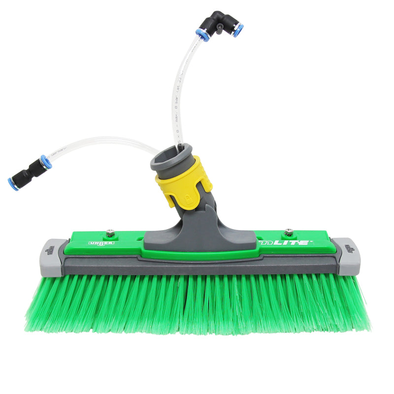 Unger Gen2 nLITE® Power Brush Complete Spliced - Professional Window Cleaning Tool for Home & Commercial Use - Perfect for Glass, Mirrors, and Hard-to-Reach Areas