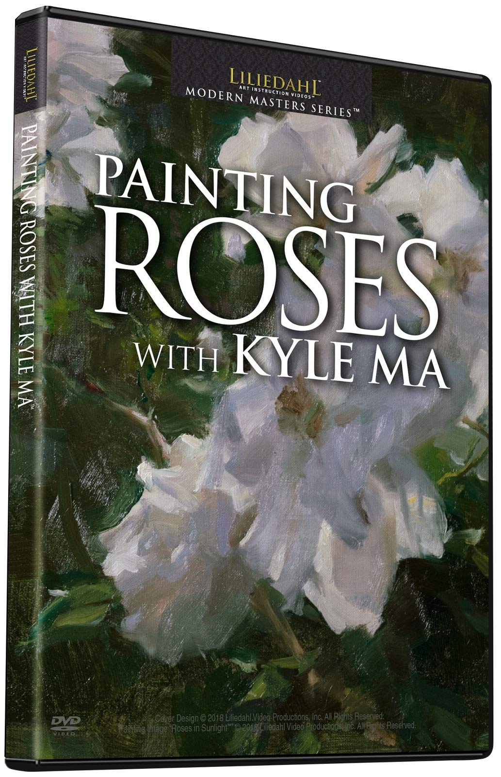 KYLE MA: Original Rose Painting Artwork - Floral Wall Decor for Living Room, Bedroom & Office