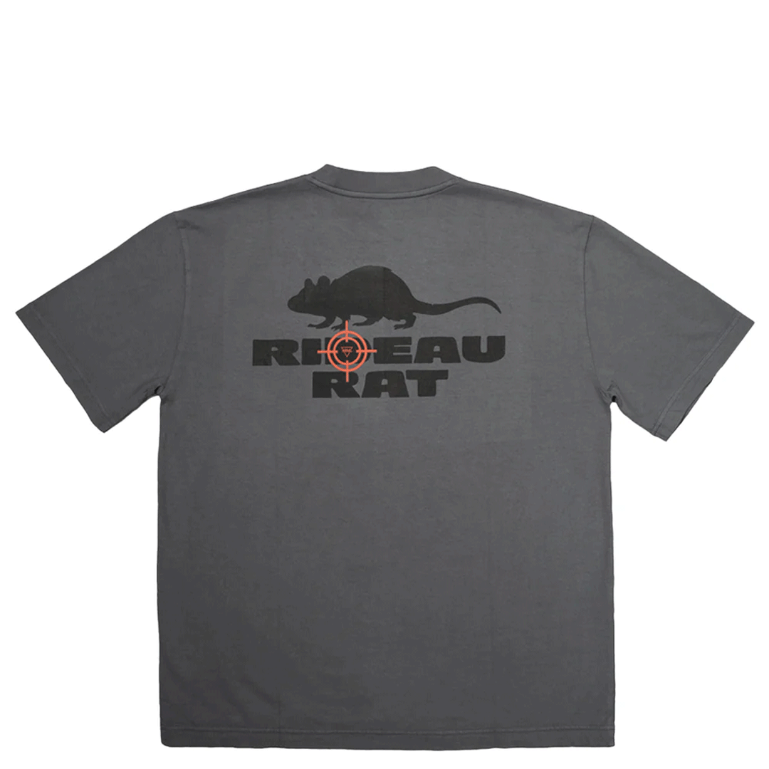 NRML RIDEAU RAT Boxy Tee Dark Grey - Oversized Streetwear T-Shirt for Men & Women | Casual Urban Outfit for Everyday Wear