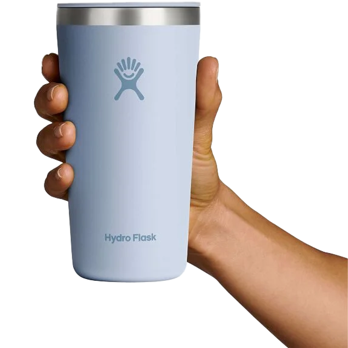 20 oz Stainless Steel All Around Tumbler with Lid and Straw - Insulated Double Wall Vacuum Cup for Hot & Cold Drinks - Perfect for Coffee, Tea, Water, Smoothies at Home, Office, Gym or Travel