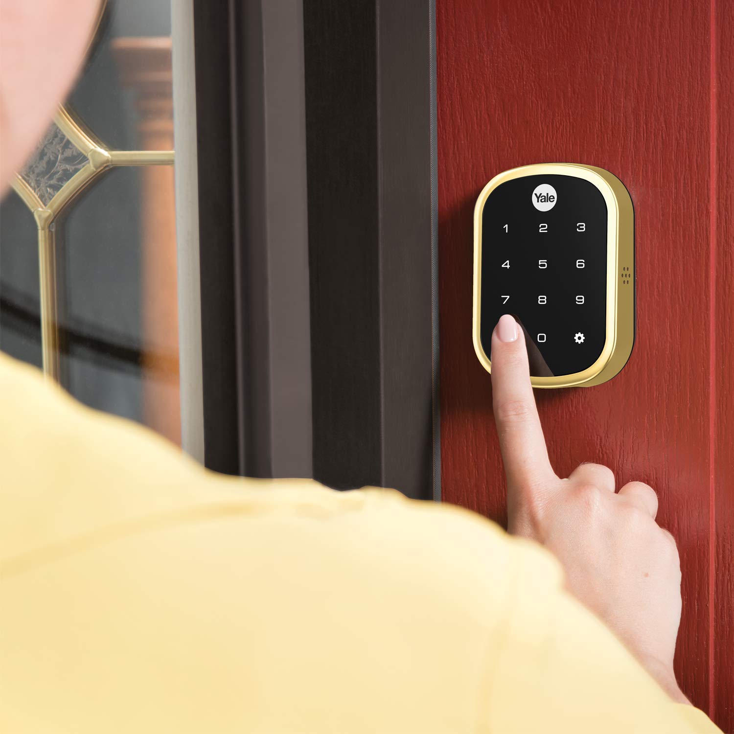 Yale Assure Lock SL - Key-Free Smart Touchscreen Deadbolt with Wi-Fi, Bluetooth, and Auto-Lock - Bronze Finish for Home Security & Smart Door Access (Perfect for Apartments, Rentals, and Vacation Homes)