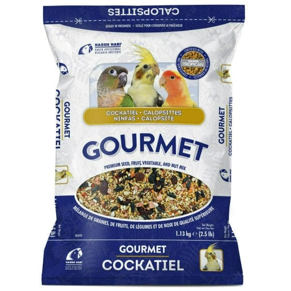 Premium Gourmet Seed Mix for Cockatiels - Nutrient-Rich Bird Food for Parrots & Small Birds - Perfect for Daily Feeding & Training Treats
