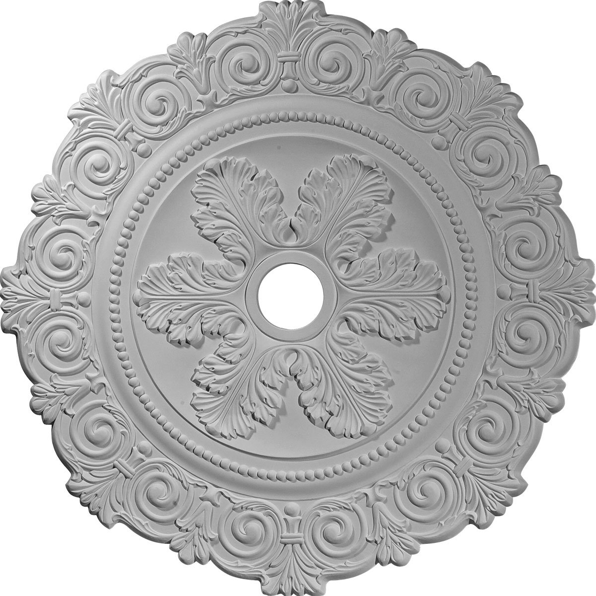 Ekena Millwork CM33SC Scroll Ceiling Medallion - 33 1/4