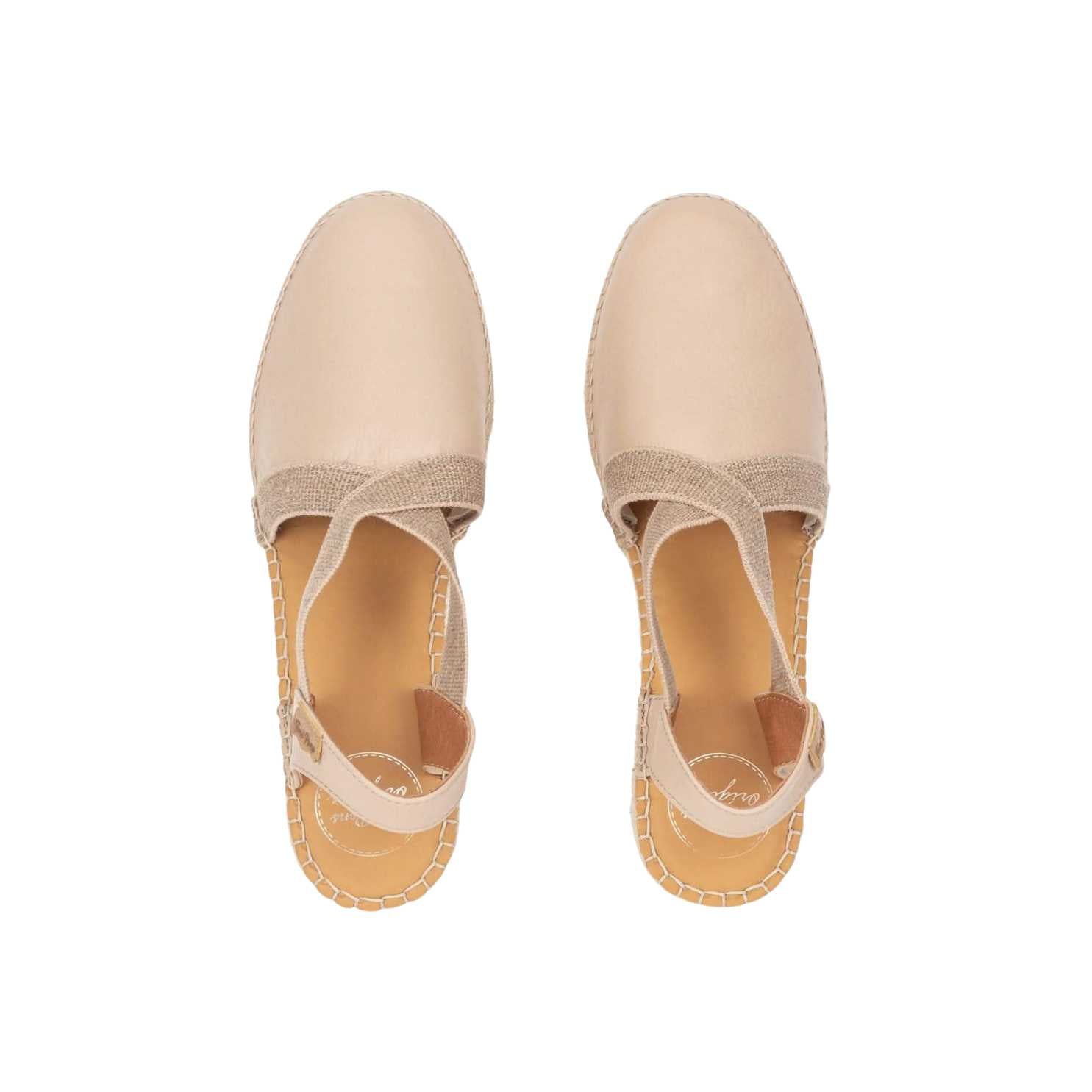 Women's Plain Leather Wedge Espadrilles - Comfortable Casual Summer Shoes for Beach, Vacation & Everyday Wear | Tossa