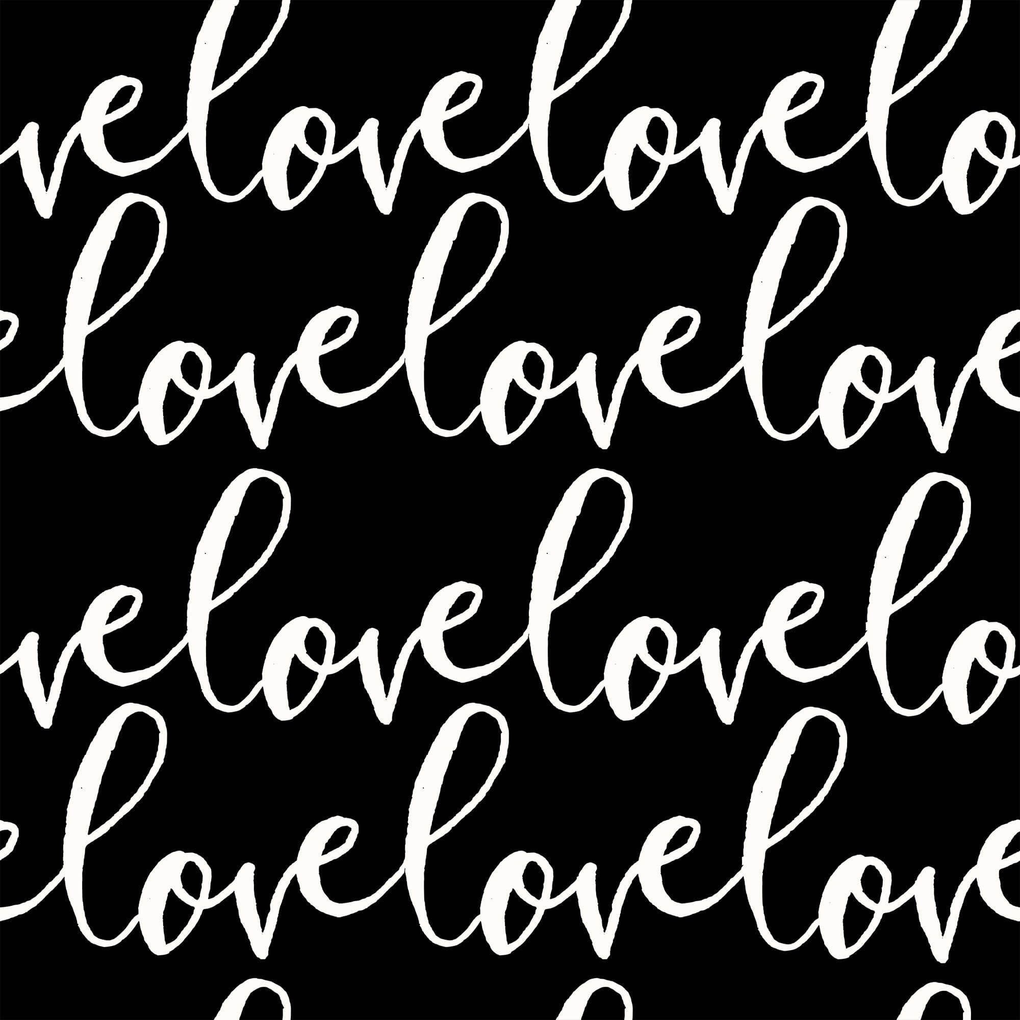 White and Black Handwriting Teens Peel and Stick Removable Wallpaper - Self-Adhesive Decorative Wall Covering for Bedroom, Dorm, Nursery & Home Office Decor