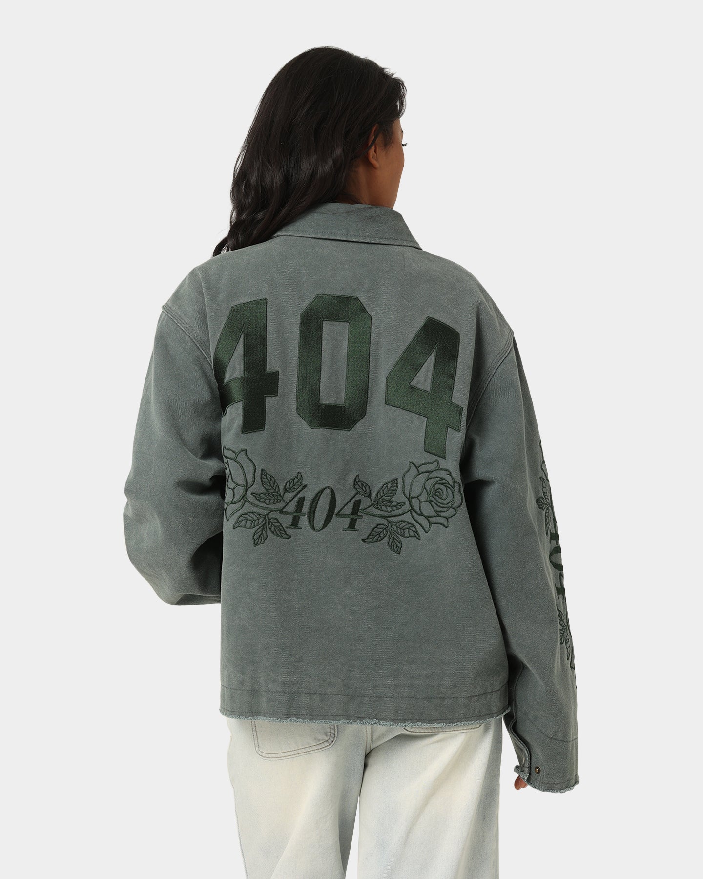 404 Florence Work Jacket for Men - Durable Green Utility Jacket with Multiple Pockets | Perfect for Outdoor Work, Hiking & Casual Wear