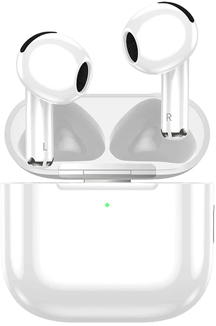 Wireless Bluetooth Earbuds, White - Noise Cancelling TWS Earphones for Running, Gym & Travel - High-Quality Stereo Sound & Long Battery Life