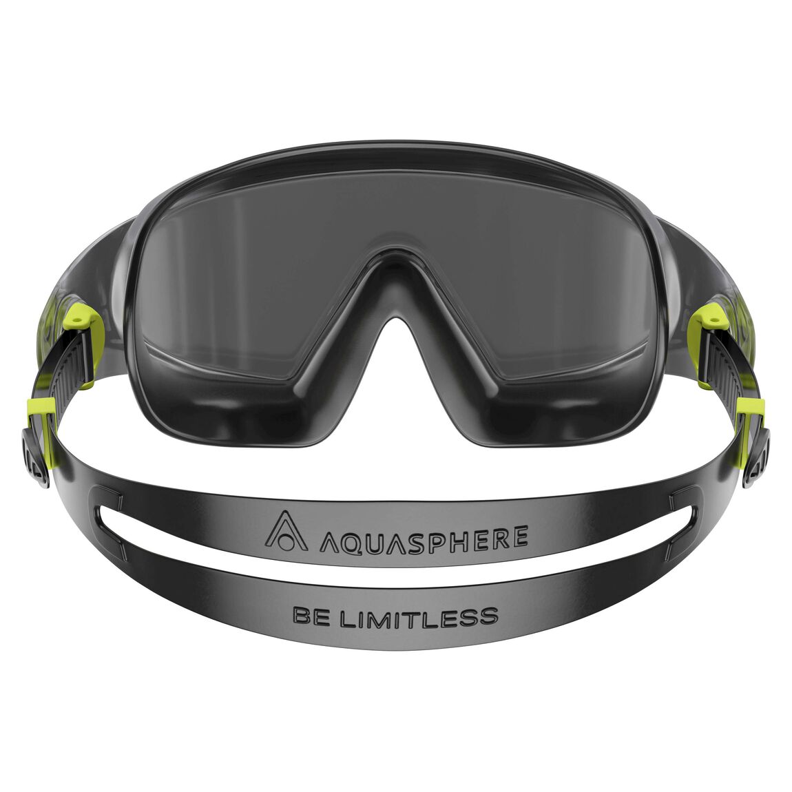 Aqua Sphere Defy Ultra Smoke Lens Swimming Goggles - Black & Bright Yellow for Competitive Swimming, Triathlon & Open Water Training