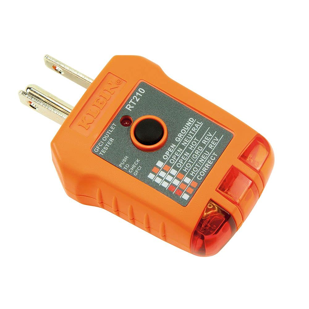 Klein Tools ET45VP Electrical Test Kit - GFCI Outlet Tester & AC/DC Voltage Detector for Home, Industrial & Commercial Electrical Safety Testing