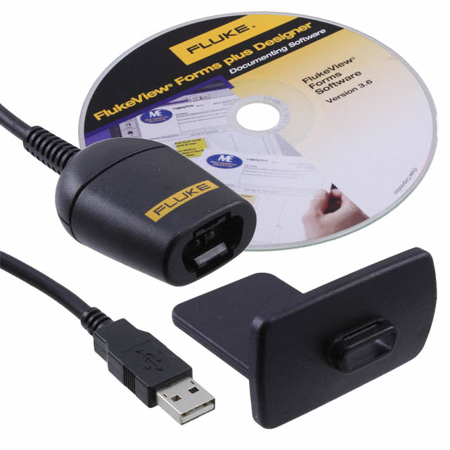 FlukeView Forms Software with Cable for Fluke 180 Series Multimeters - Data Collection & Reporting Tool for Electrical Testing & Maintenance