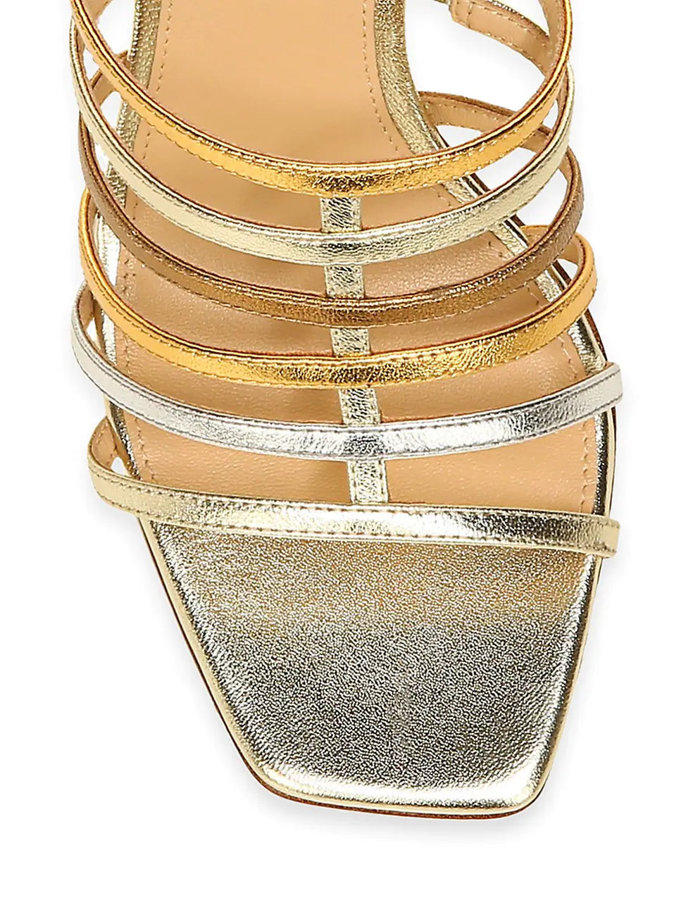 Aldridge Slingback Sandals - Gold Metallic Platino Women's Heels | Comfortable Dress Shoes for Weddings, Parties & Evening Events