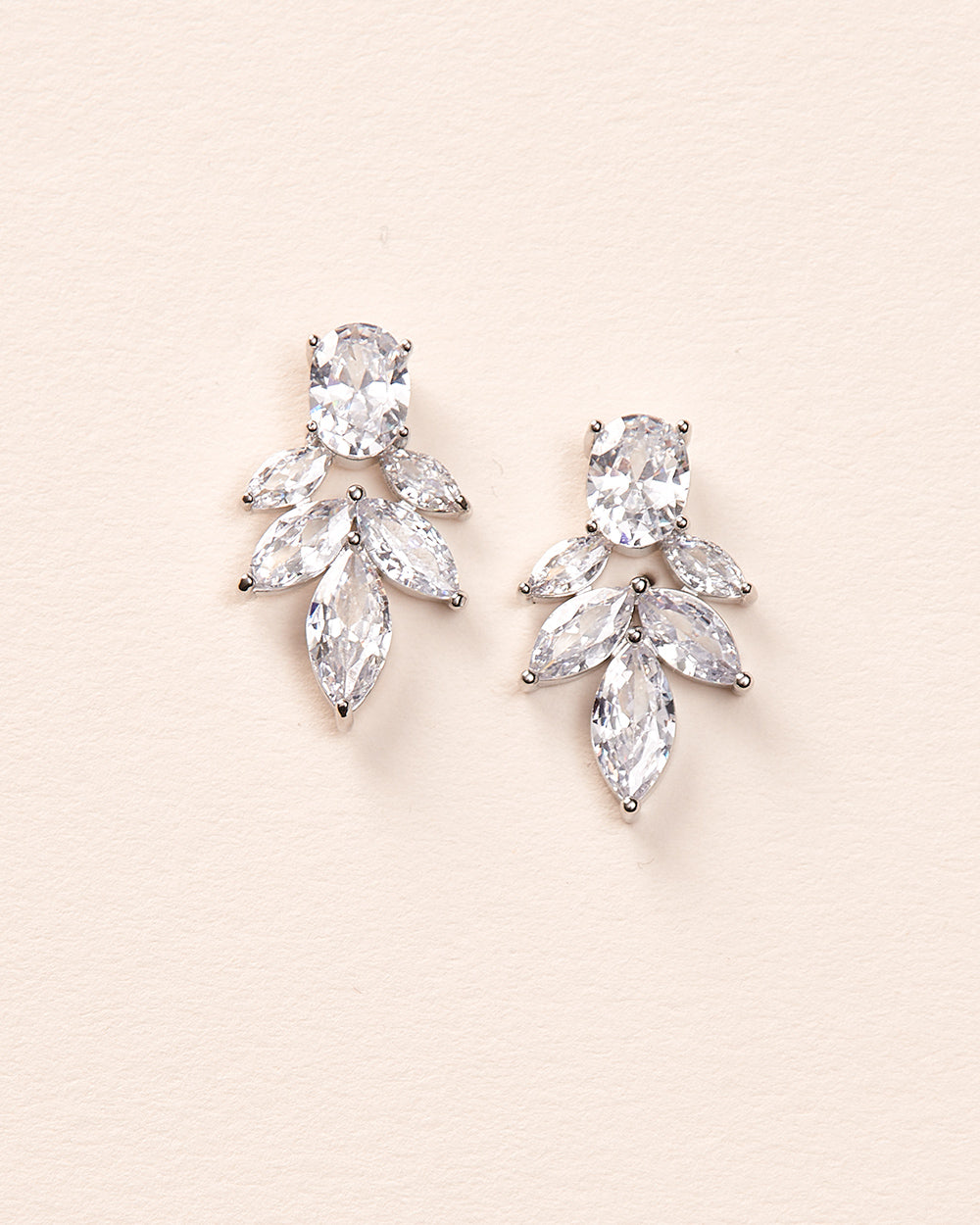 Trisha CZ Stud Earrings for Women – Sparkling Cubic Zirconia Earrings for Everyday Wear, Parties & Gifts | Hypoallergenic & Comfortable