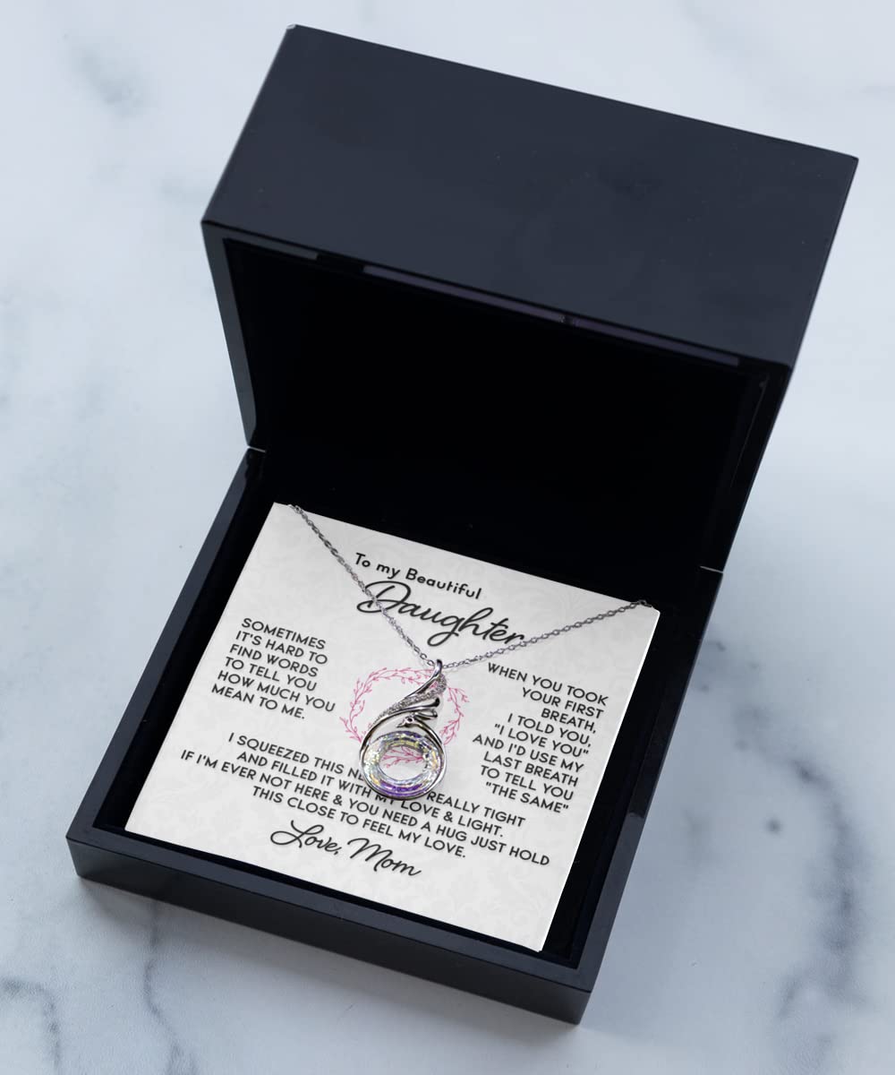 Zapbest Rising Phoenix Necklace for Daughter - Elegant Birthday, Graduation & Gift from Mom | Perfect for Special Occasions, Daily Wear & Meaningful Jewelry Gifts
