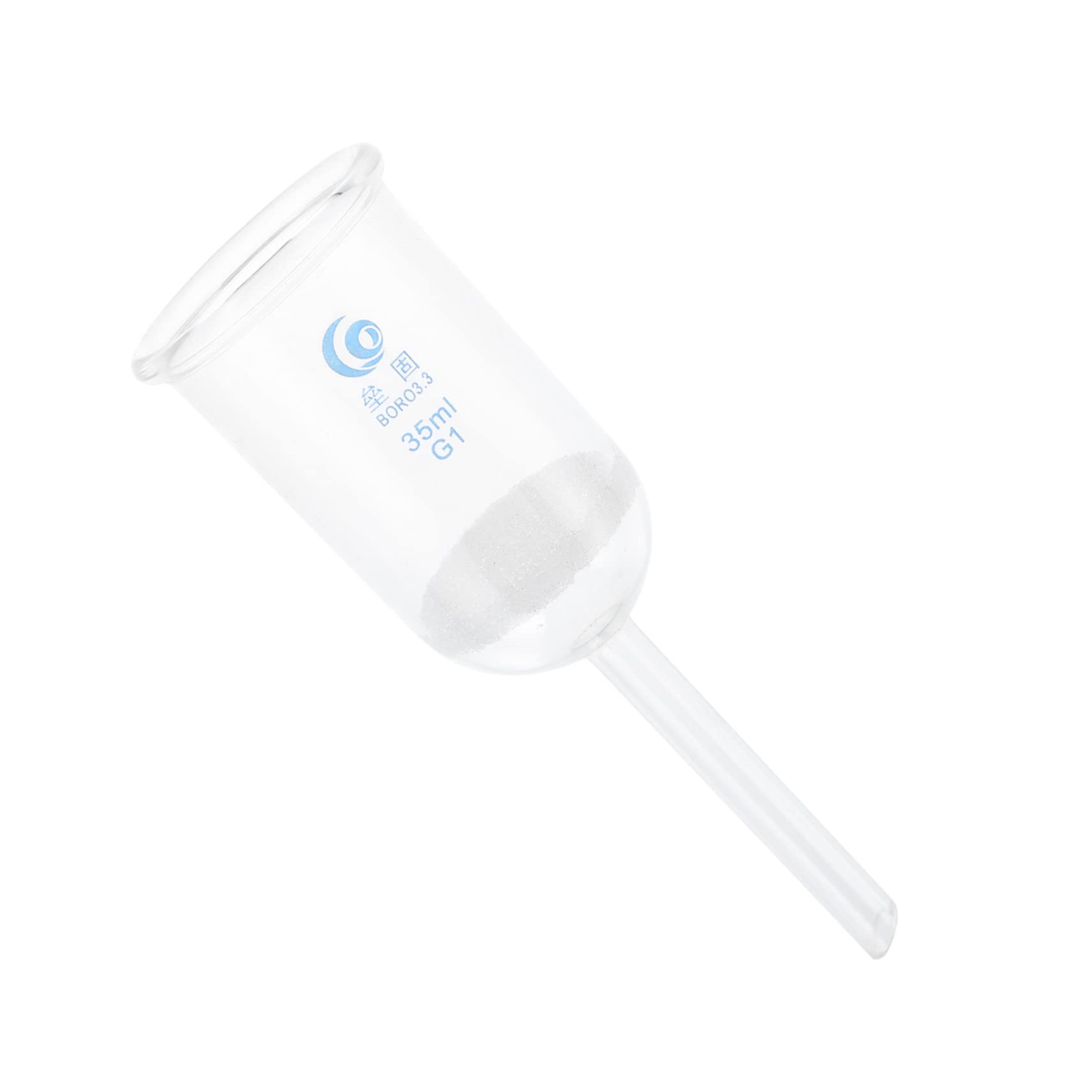 35ml G1 Acid-Resistant Sand Funnel & Glass Filtering Funnel for Laboratory Use - Perfect for Chemical Experiments, Filtration and Scientific Research