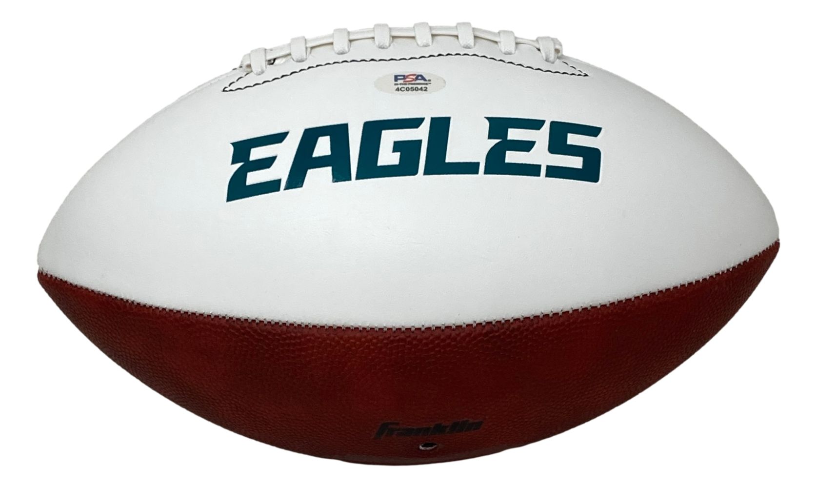 Cam Jurgens Autographed Philadelphia Eagles Logo Football - PSA/DNA Certified with Super Bowl LIX Display Case - Perfect for Eagles Fans, Sports Memorabilia Collectors, and Game Room Decor