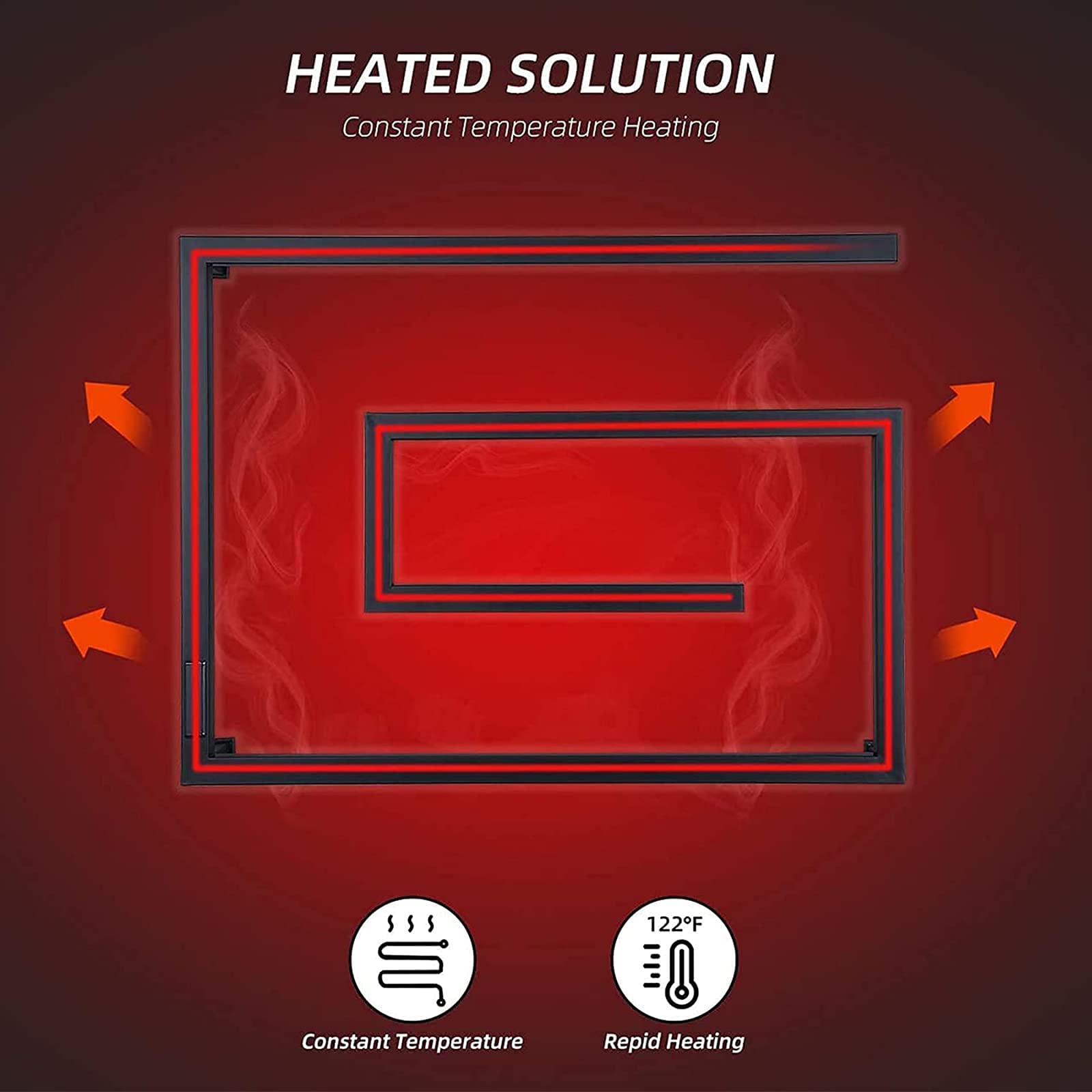 Smart Electric Heated Towel Rack - Wall Mounted Stainless Steel Towel Warmer with Timer & Temperature Control for Bathroom | Hardwired Installation | Perfect for Spa, Luxury Hotels & Cozy Home Bathrooms