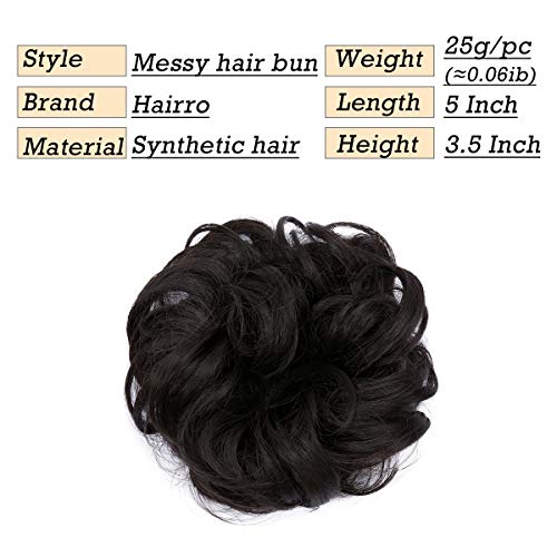 Messy Bun Hair Extension for Curly Hair - Clip-in Updo Hairpiece for Women | Perfect for Weddings, Parties & Everyday Styling