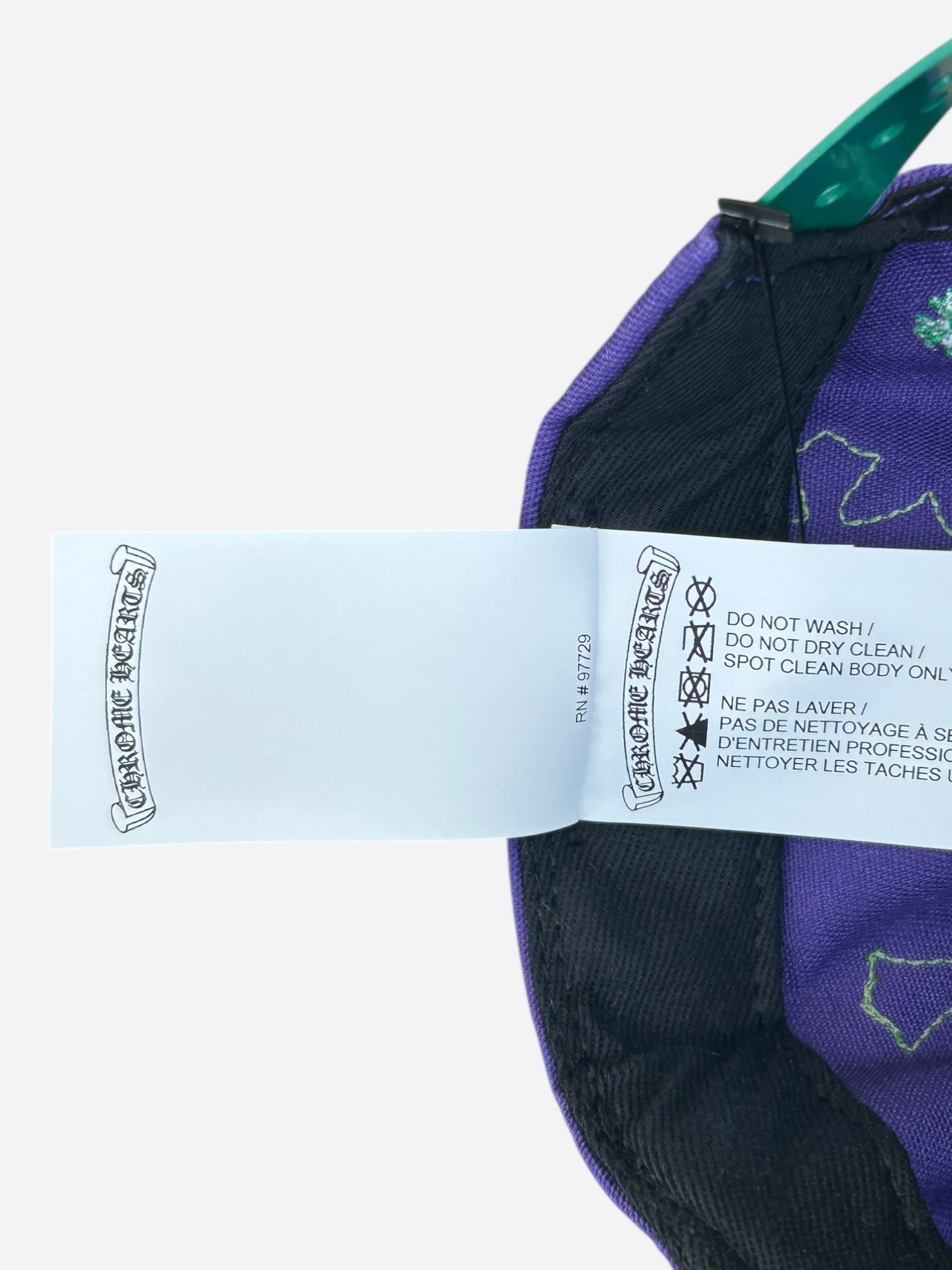 Chrome Hearts Purple & Green Cross Patch Hat - Stylish Embroidered Cap for Men & Women - Perfect for Streetwear, Casual Outfits & Hip Hop Fashion