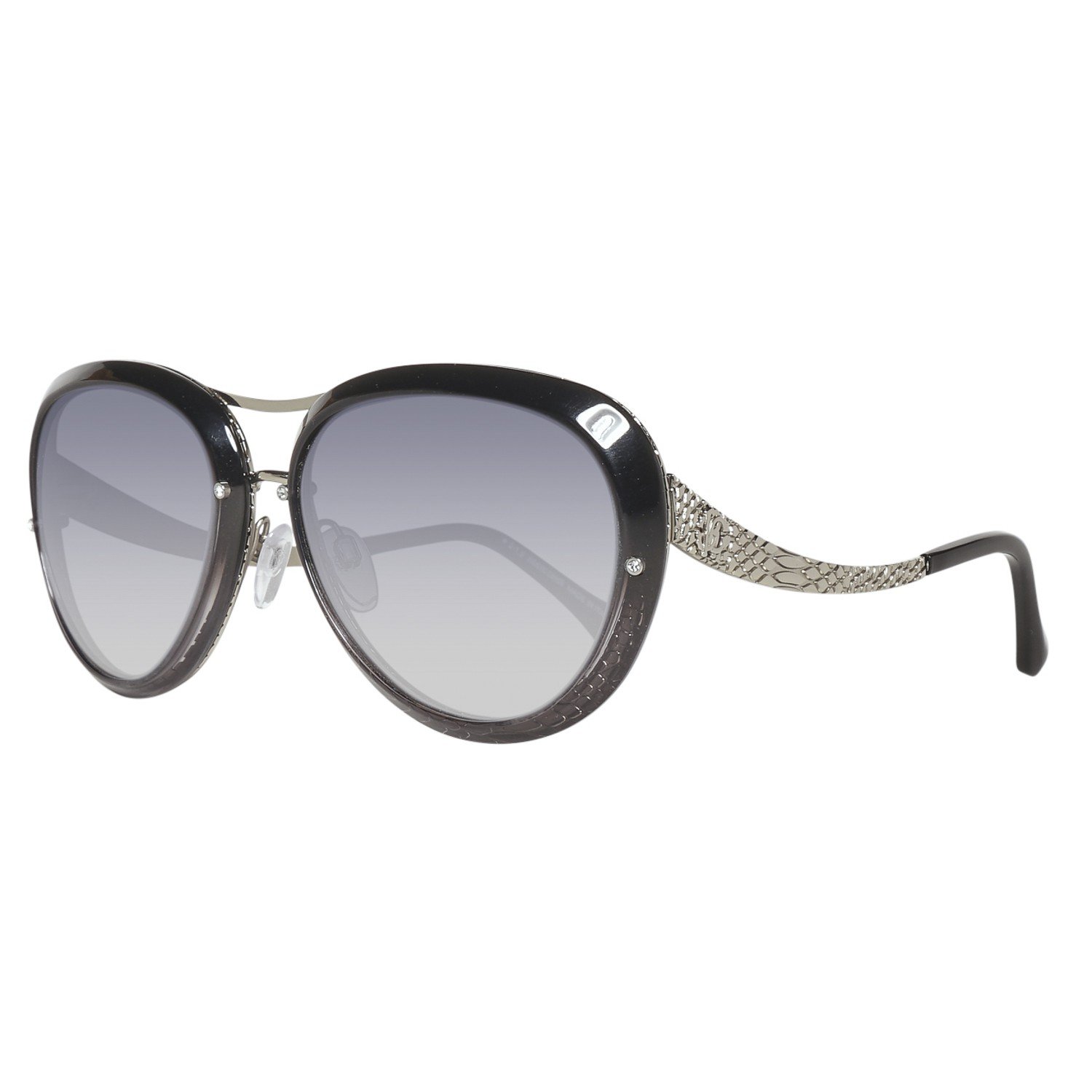 Roberto Cavalli RC 923S-A RC923S-A 05B Sunglasses - Black/Gradient Smoke Lens - Luxury Designer Shades for Men & Women - Perfect for Outdoor Activities, Beach & Driving