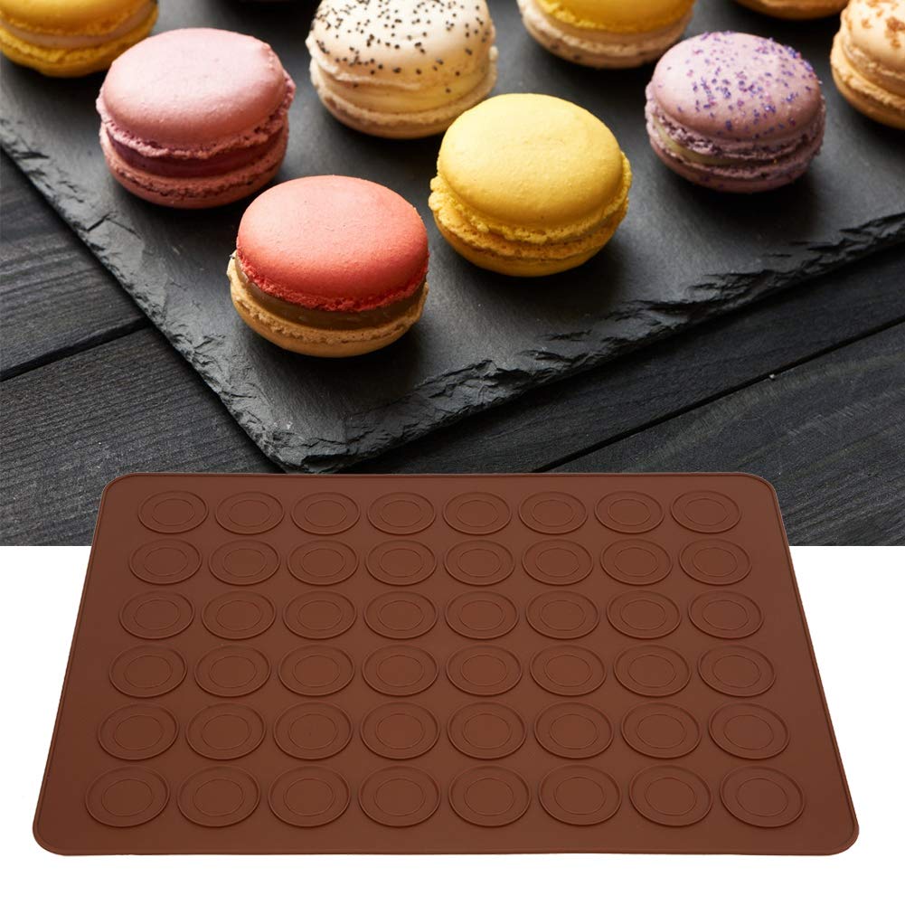 Non-Stick Silicone Macaron Baking Mats - 48 Grids for Perfect Macarons, Cookies & Pastries - Ideal for Home Bakers & Professional Cake Shops - Great for French Macaron Making, Cookie Decorating & Bakery-Style Desserts
