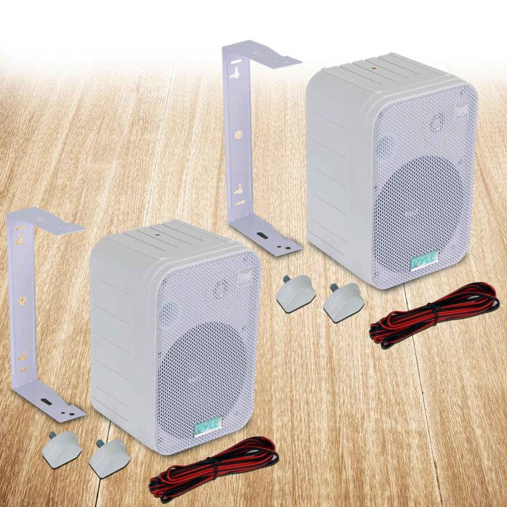 Pyle 2-Way Speaker System Pair - 500W Peak Power 6.5