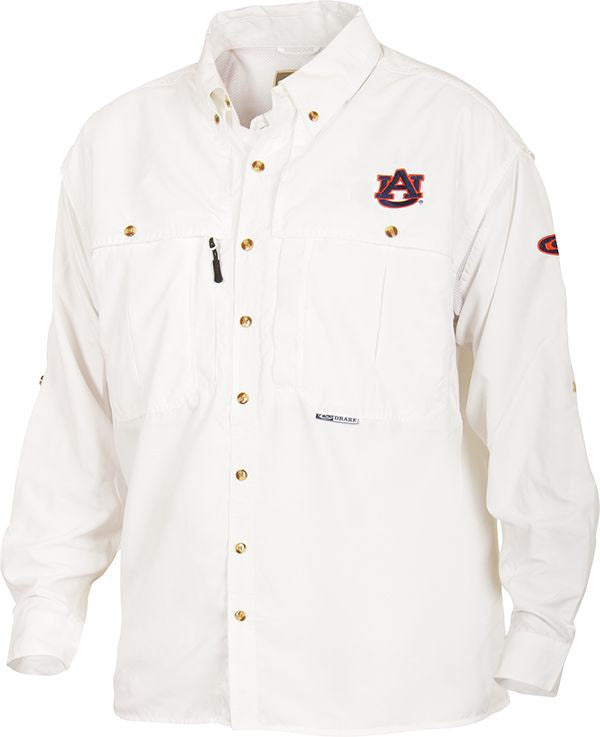 Auburn Wingshooter's Long Sleeve Shirt for Hunting & Outdoor Activities - Durable & Comfortable Hunting Shirt for Men | Perfect for Bird Hunting, Field Sports & Outdoor Adventures