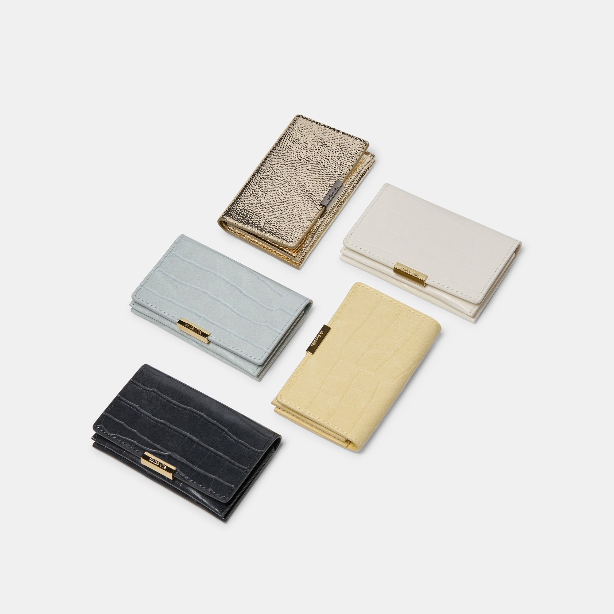 Mini Me Wallet - Butter Yellow Crocodile Embossed Stella Design - Perfect for Kids & Teens as a Stylish Gift or Everyday Use
