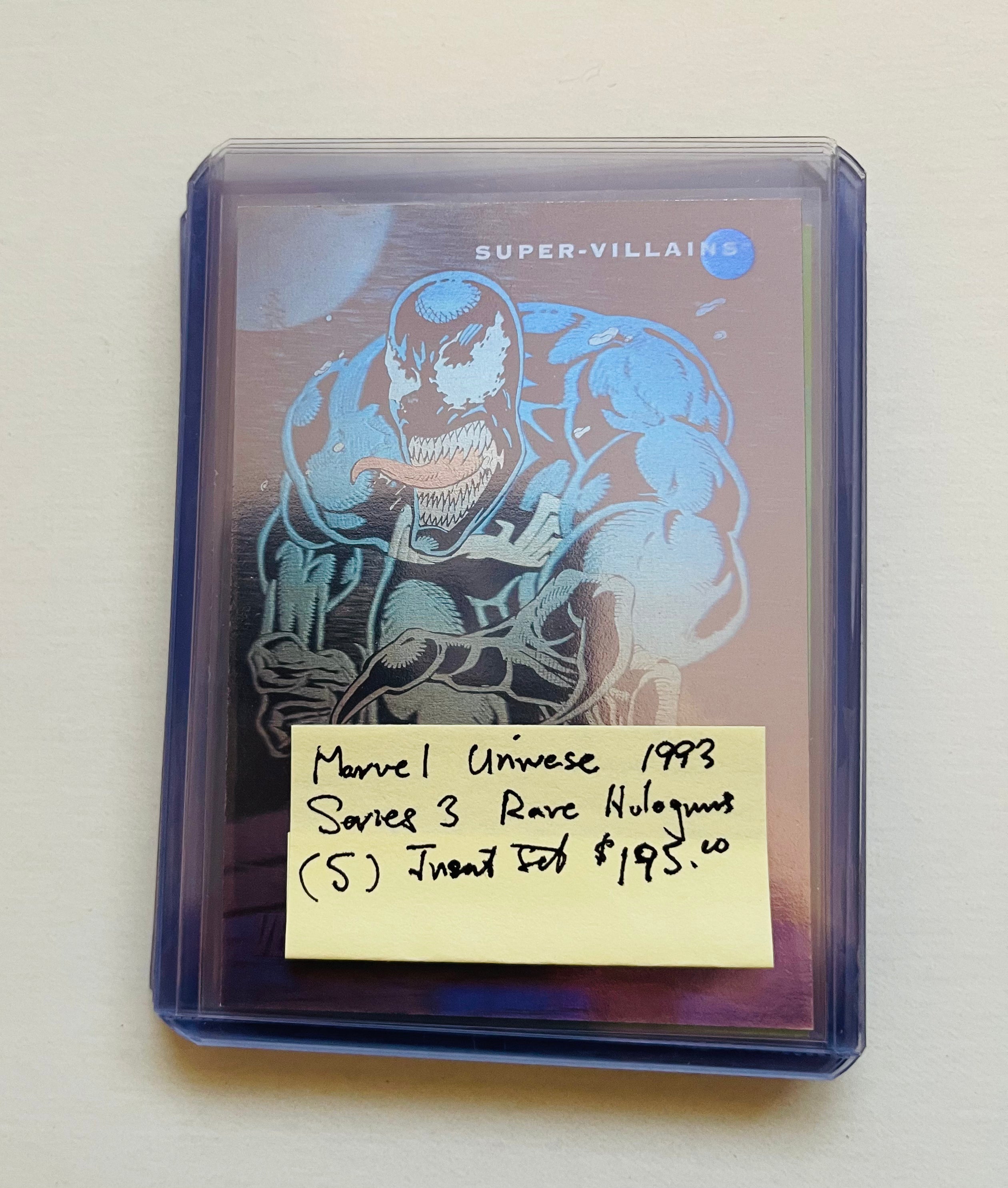 1993 Marvel Universe Series 3 Rare Hologram Insert Set - Complete Collector's Edition for Comic Book Fans & Action Figure Enthusiasts