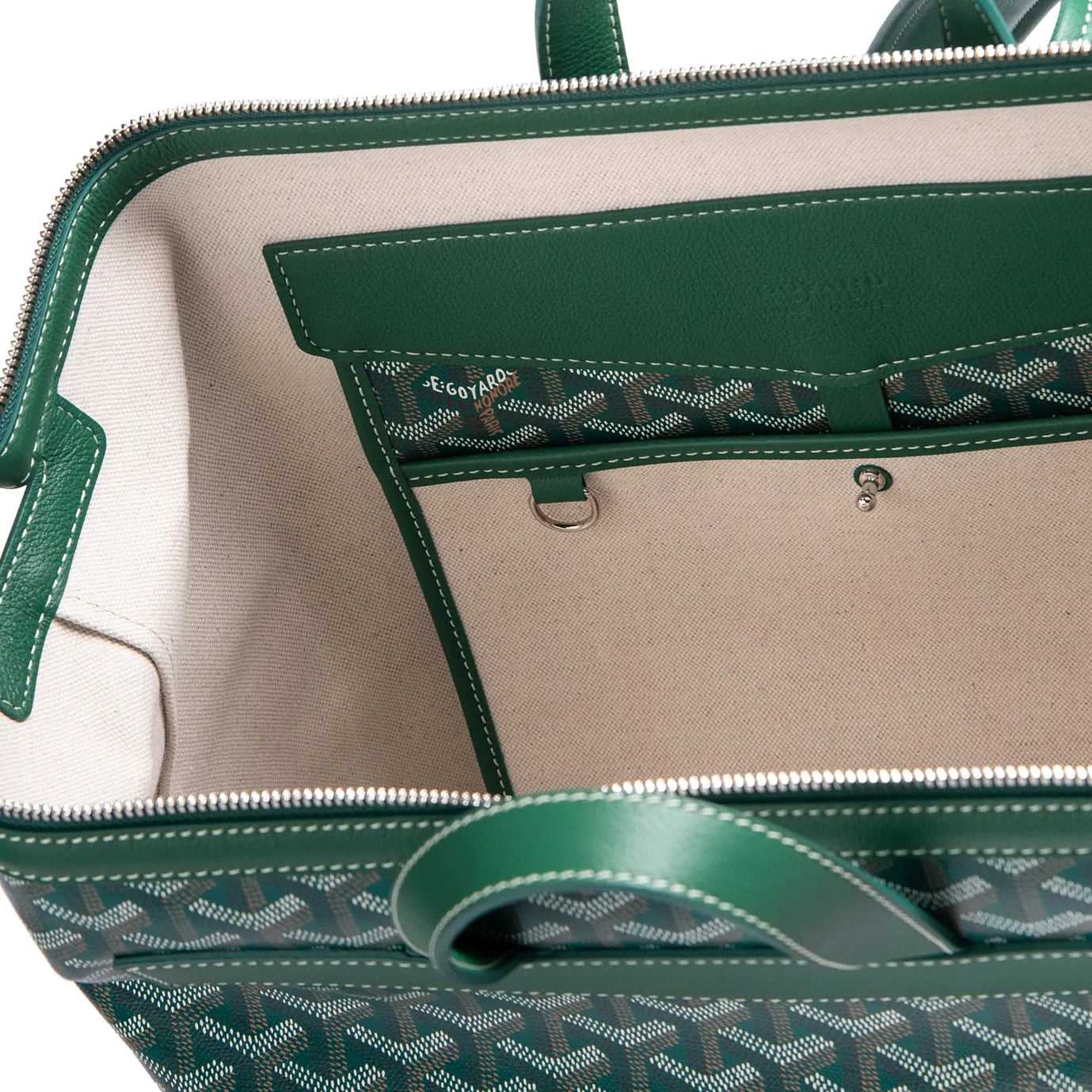 Goyard Green Cisalpin Backpack – Luxury Designer Backpack for Men & Women – Perfect for Travel, Work & Daily Commute