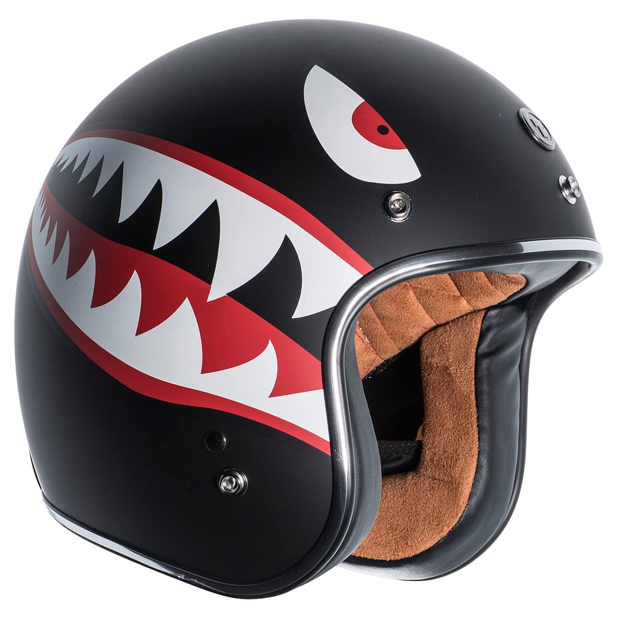 TORC T50/Del Mar Open Face 3/4 Motorcycle Helmet with Stylish Graphics - Lightweight DOT Approved for Cruiser, Scooter & Urban Riding - Perfect for Commuting and Leisure Motorcycle Adventures
